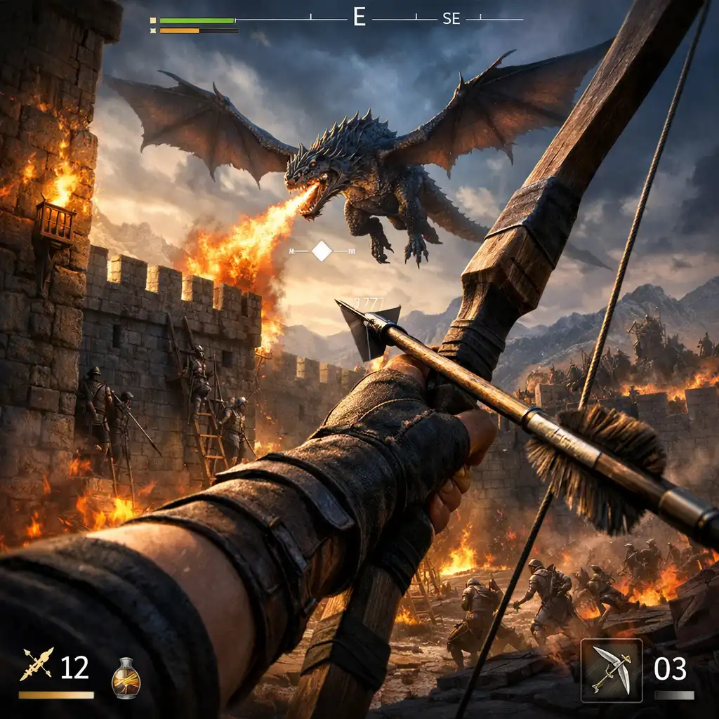 Íjászat gameplay